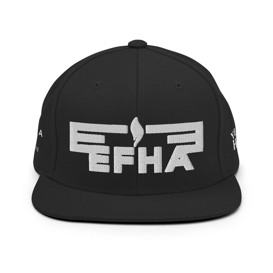 Hat 009 "E H F A® 3D Puff Embroidery" Snapback