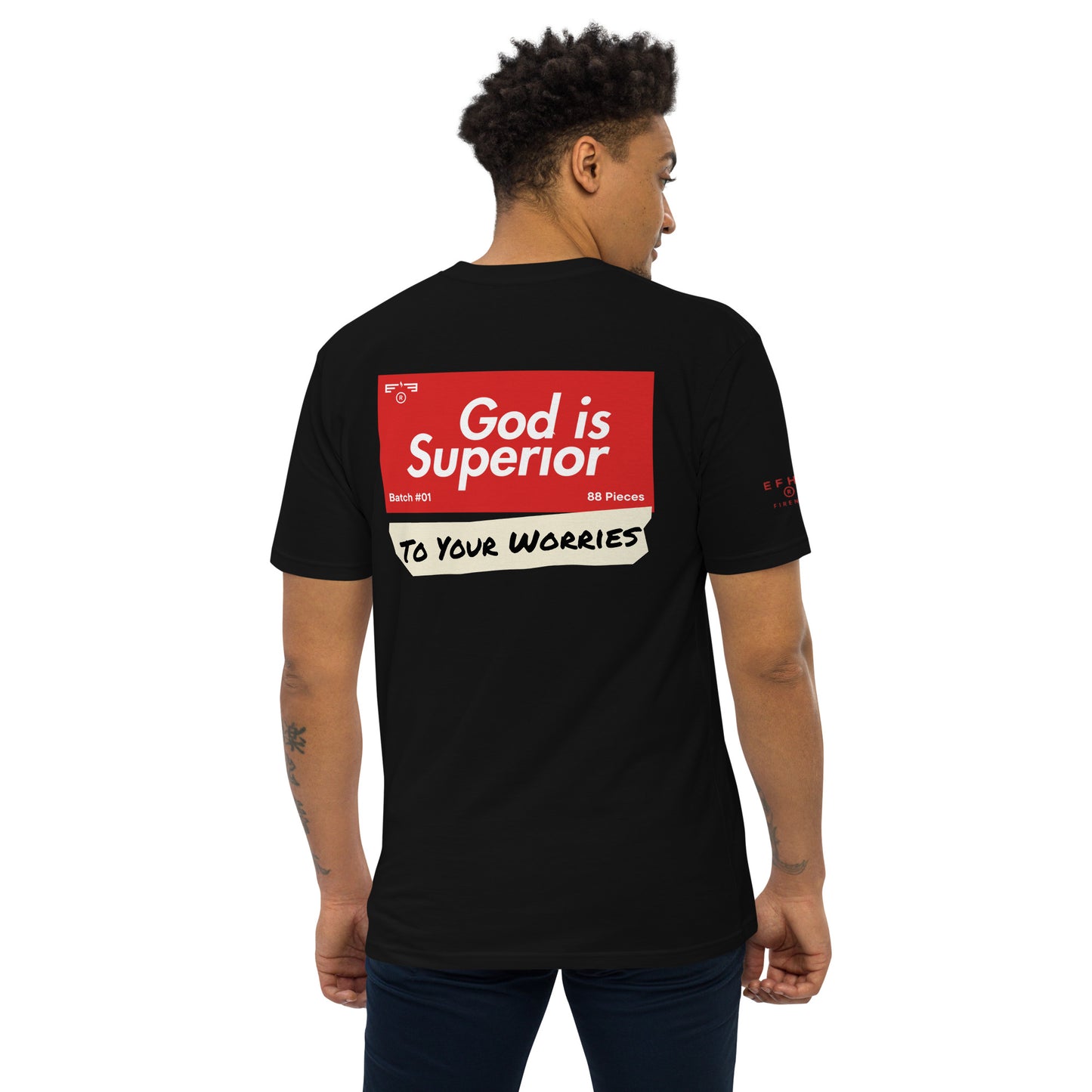 T-shirt 003 "God Is Superior"