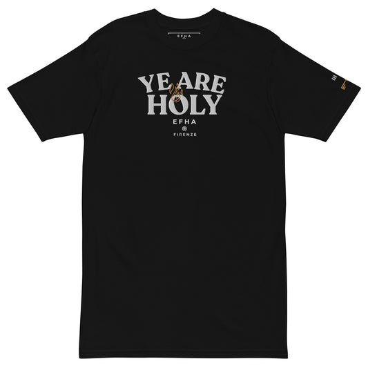 T-Shirt 005 "YE ARE HOLY" Heavyweight Embroidery