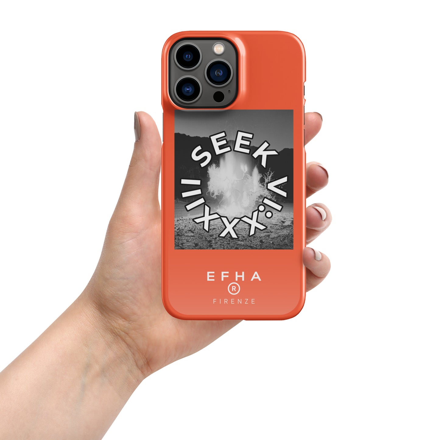 001 iPhone® "E F H A® SEEK" Snap case