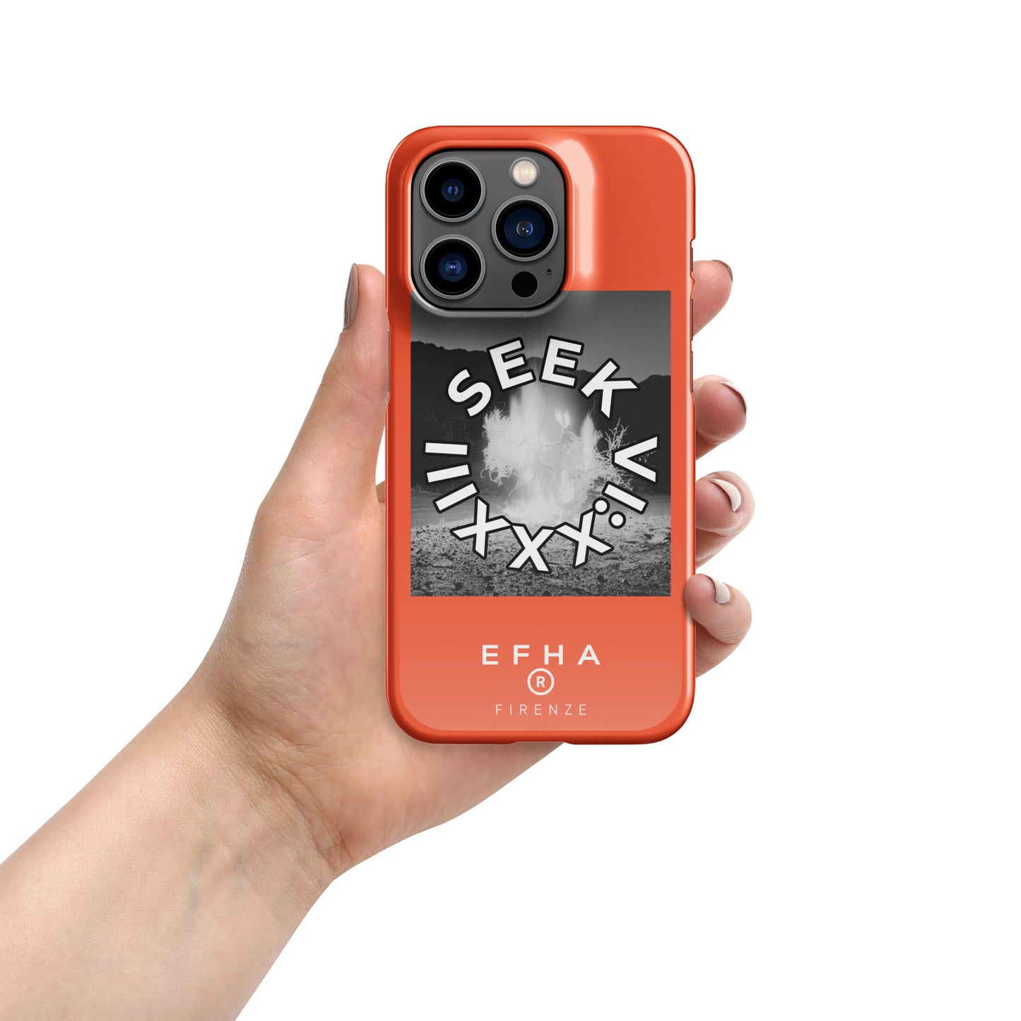 001 iPhone® "E F H A® SEEK" Snap case