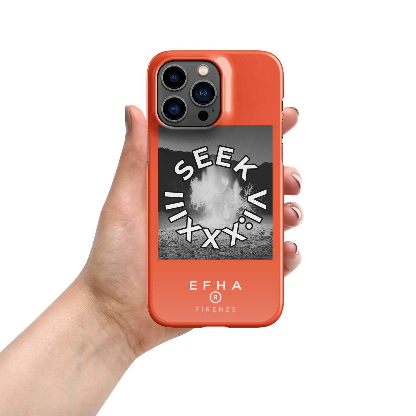 001 iPhone® "E F H A® SEEK" Snap case