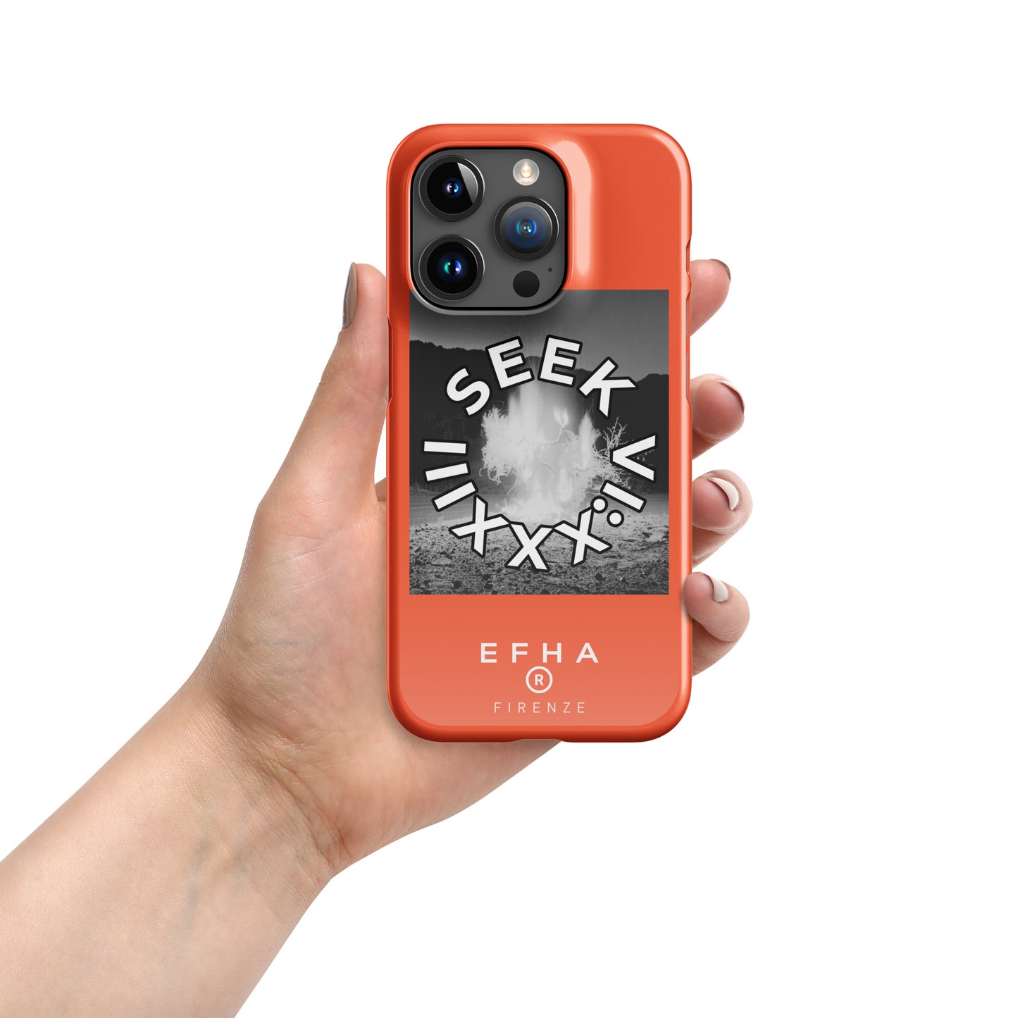 001 iPhone® "E F H A® SEEK" Snap case