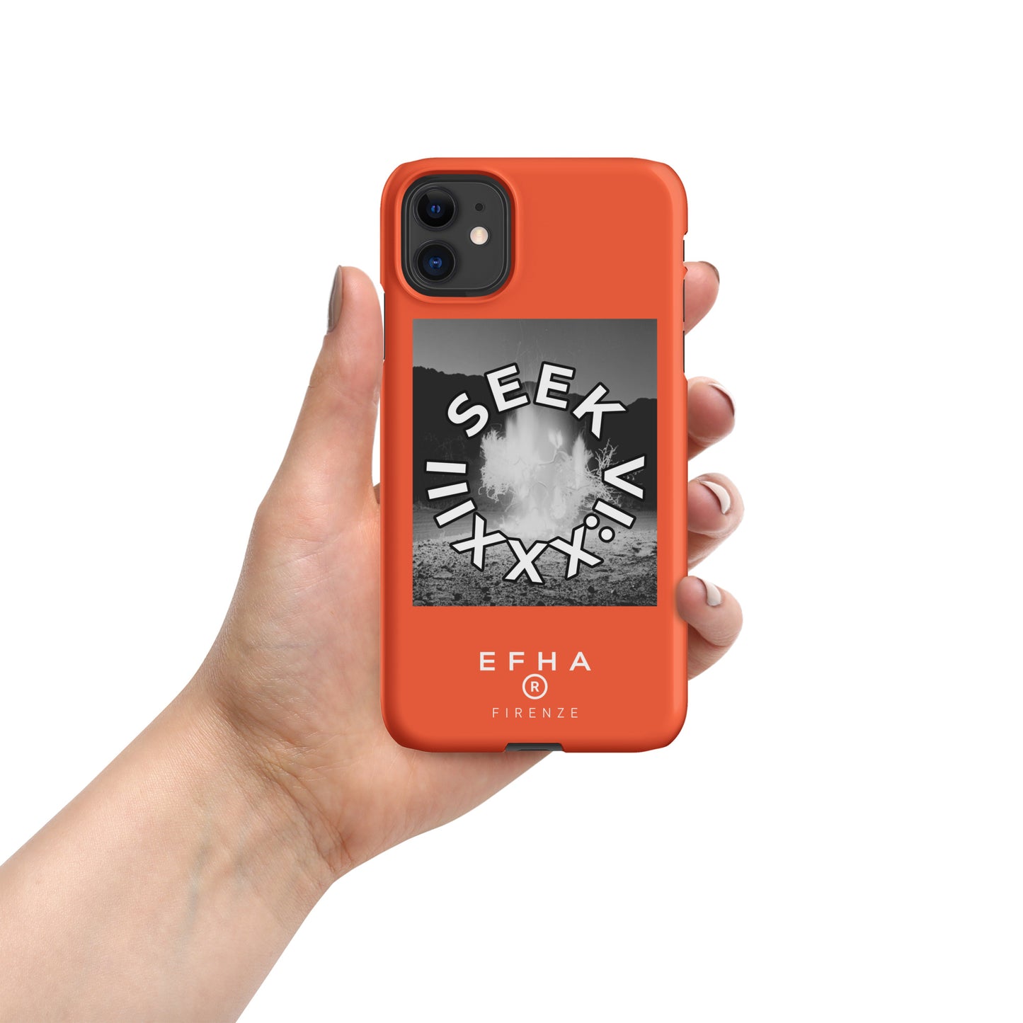 001 iPhone® "E F H A® SEEK" Snap case