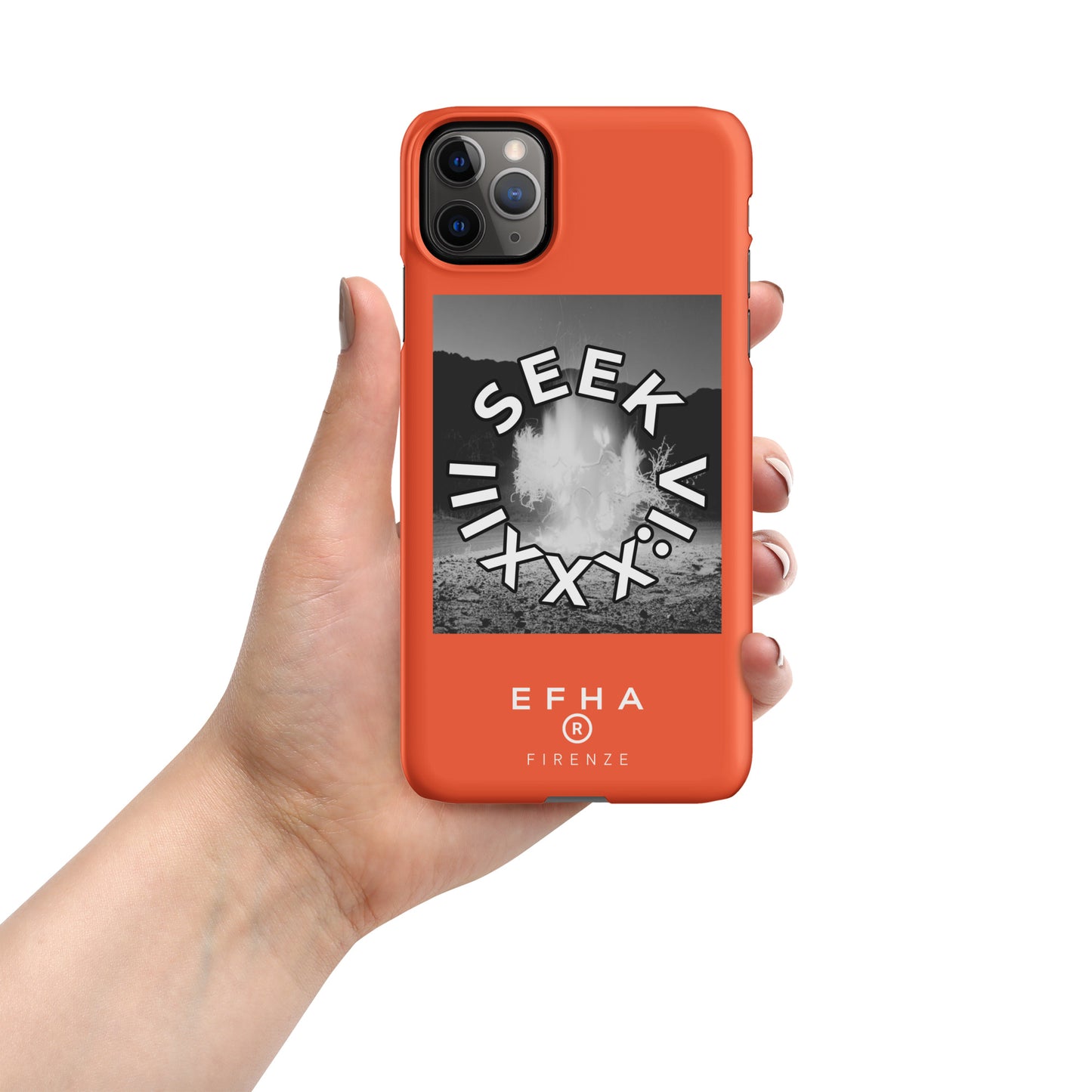 001 iPhone® "E F H A® SEEK" Snap case