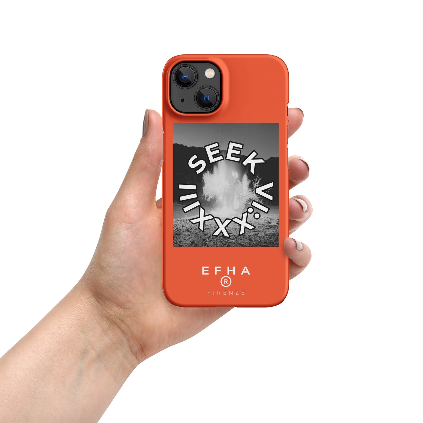 001 iPhone® "E F H A® SEEK" Snap case