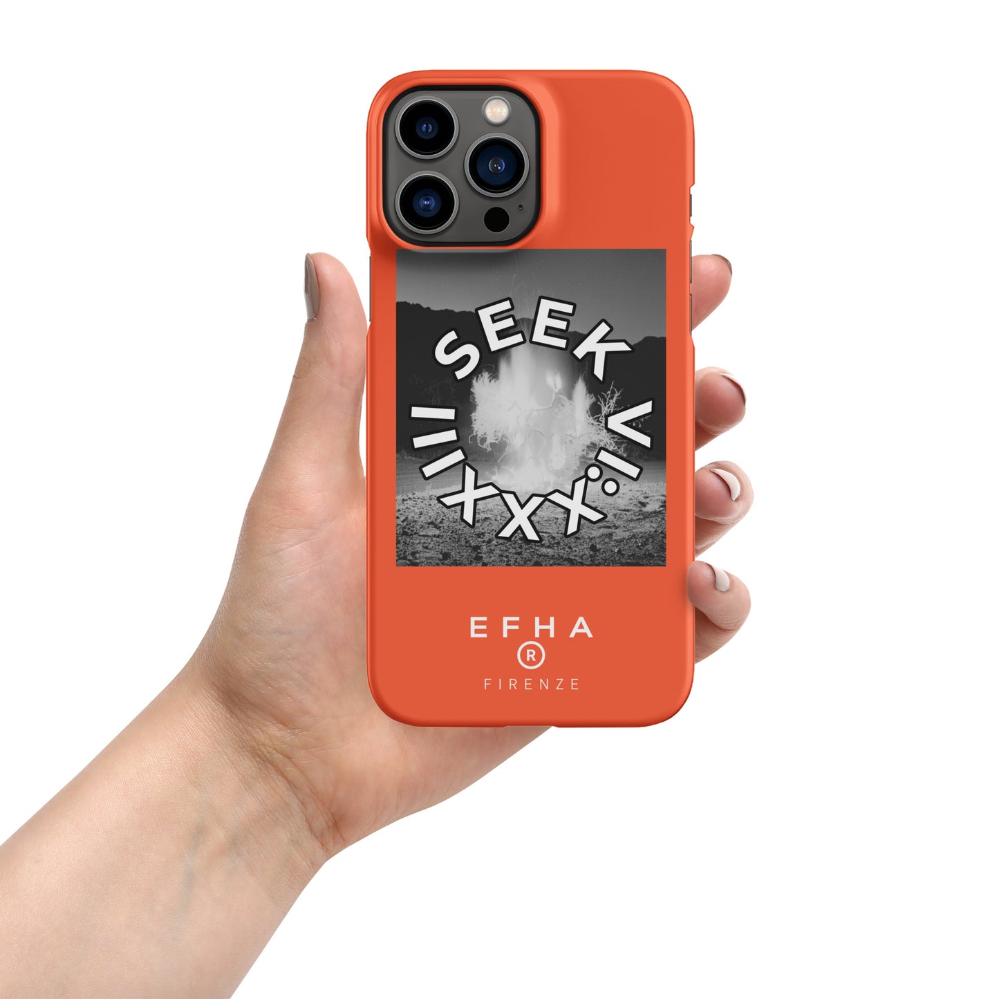 001 iPhone® "E F H A® SEEK" Snap case