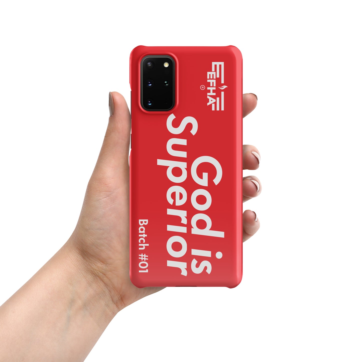 002 Samsung® "God Is Superior" Snap case