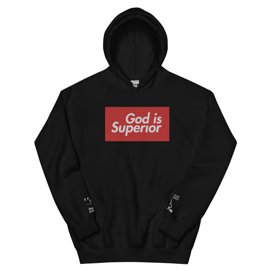 Hoodie 002 “God is - Superior”